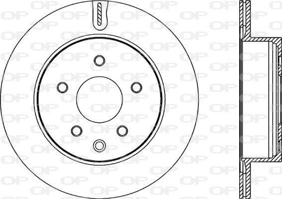 OPEN PARTS Bremžu diski BDR2208.20